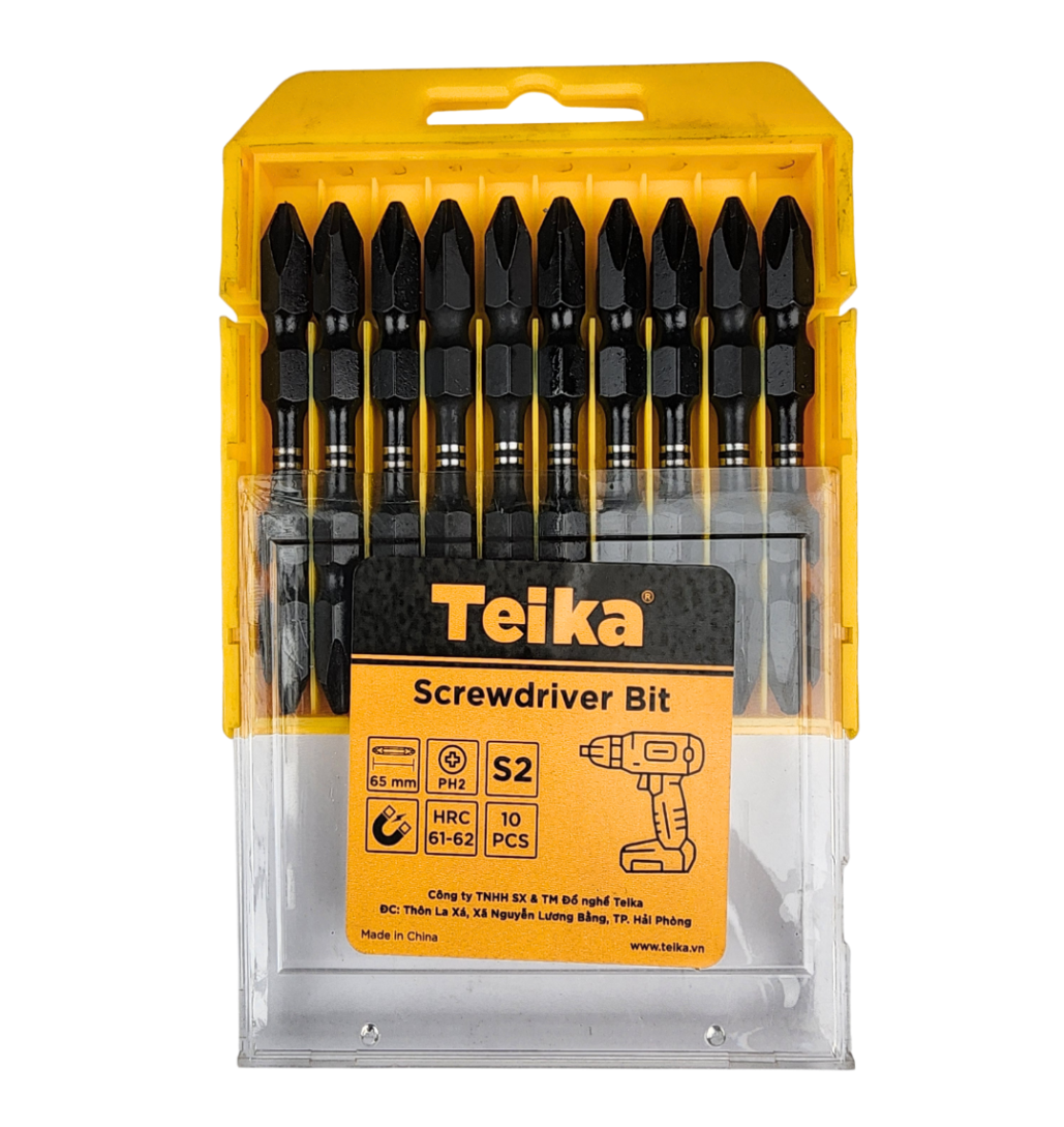 Mũi bắn vít 2 đầu mạ đen