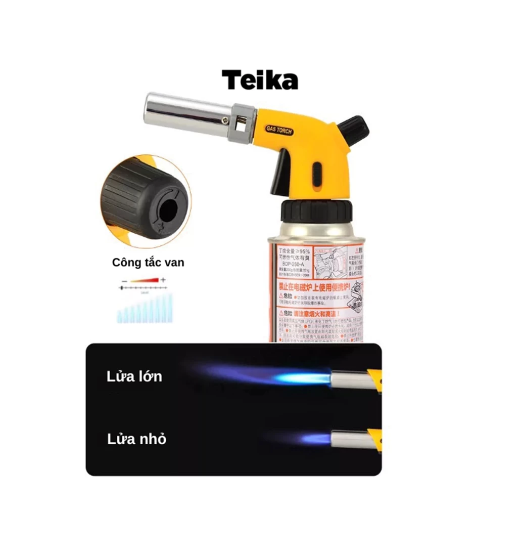 Đầu khò gas mini Teika