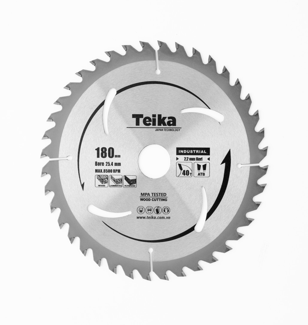 Lưỡi cưa gỗ Teika 180 40T- Pro