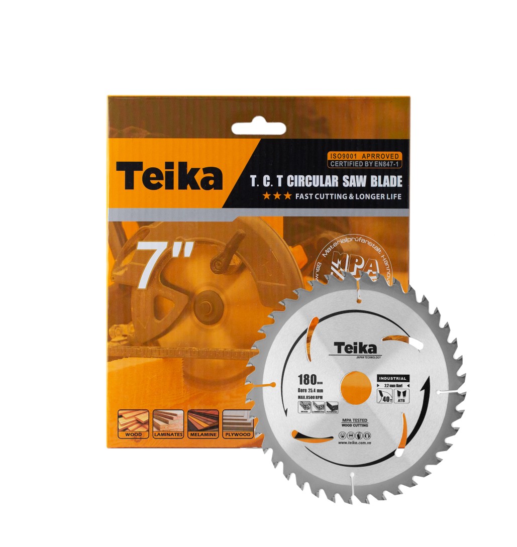 Lưỡi cưa gỗ Teika 180 40T- Pro