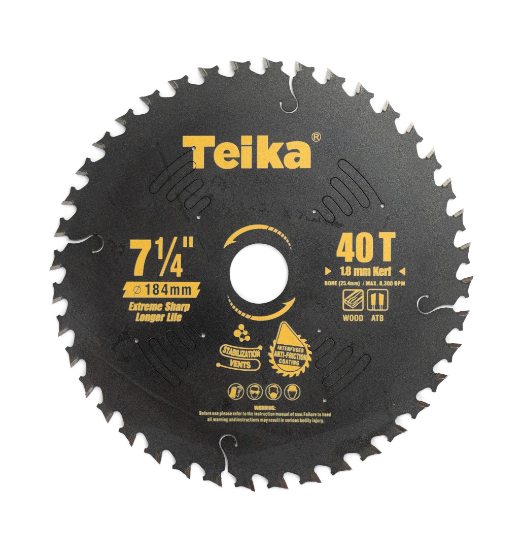 Lưỡi cưa gỗ Teika 180 40T- Telfon