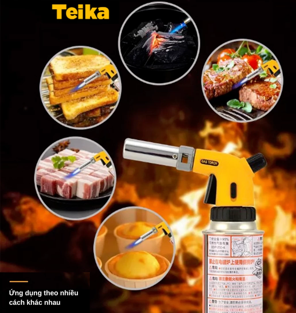 Đầu khò gas mini Teika